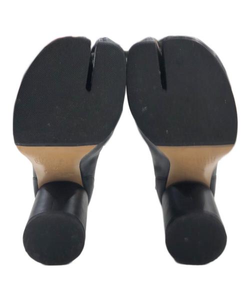 Maison Margiela（メゾンマルジェラ）Maison Margiela (メゾンマルジェラ) タビ ヒールブーツ ブラック サイズ:37の古着・服飾アイテム