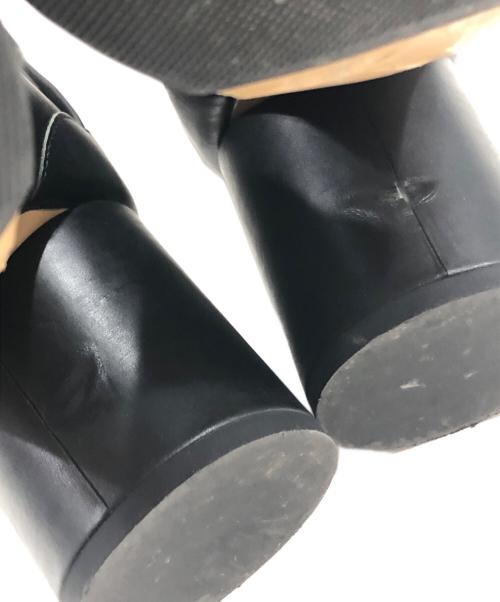 Maison Margiela（メゾンマルジェラ）Maison Margiela (メゾンマルジェラ) タビ ヒールブーツ ブラック サイズ:37の古着・服飾アイテム