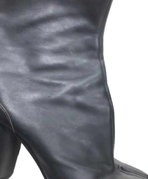 Maison Margiela（メゾンマルジェラ）Maison Margiela (メゾンマルジェラ) タビ ヒールブーツ ブラック サイズ:37の古着・服飾アイテム
