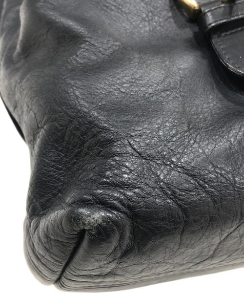 COACH（コーチ）COACH (コーチ) オールレザーミニリュック ブラックの古着・服飾アイテム