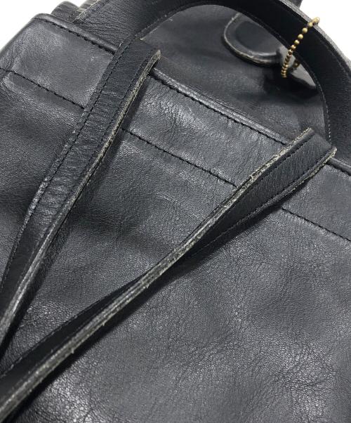 COACH（コーチ）COACH (コーチ) オールレザーミニリュック ブラックの古着・服飾アイテム