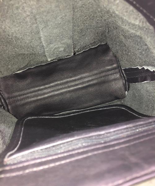 COACH（コーチ）COACH (コーチ) オールレザーミニリュック ブラックの古着・服飾アイテム