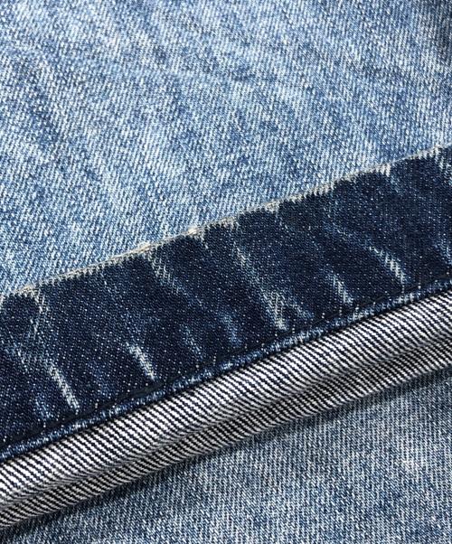 MAISON SPECIAL（メゾンスペシャル）MAISON SPECIAL (メゾンスペシャル) ハイパーワイドデニムバギーパンツ インディゴの古着・服飾アイテム