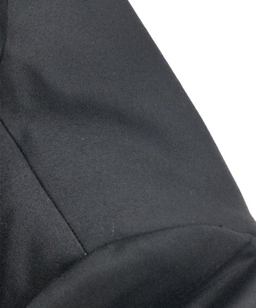 JOHN LAWRENCE SULLIVAN（ジョン ローレンス サリバン）JOHN LAWRENCE SULLIVAN (ジョン ローレンス サリバン) WOOL SATIN SINGLE JACKET ブラック サイズ:46の古着・服飾アイテム