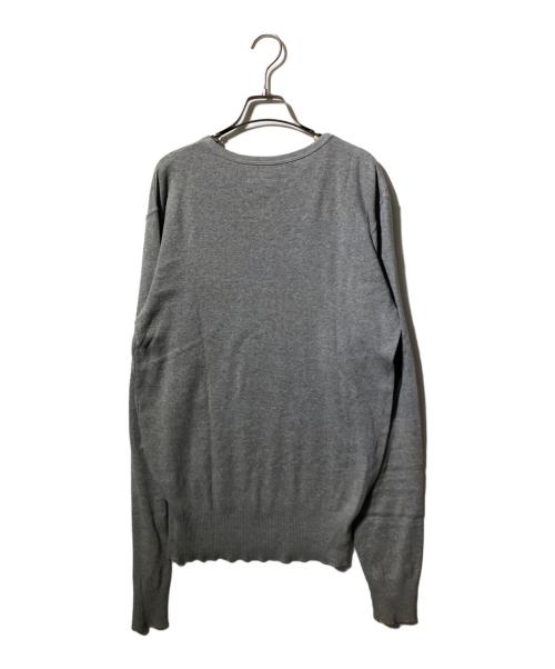 NUMBER (N)INE（ナンバーナイン）NUMBER (N)INE (ナンバーナイン) ドクロワッペンサマーニット グレー サイズ:-の古着・服飾アイテム