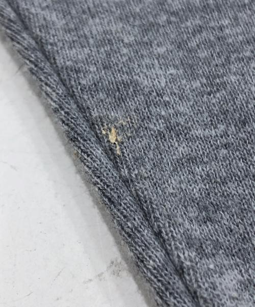 NUMBER (N)INE（ナンバーナイン）NUMBER (N)INE (ナンバーナイン) ドクロワッペンサマーニット グレー サイズ:-の古着・服飾アイテム