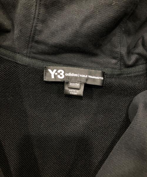 Y-3（ワイスリー）Y-3 (ワイスリー) U CLASSIC F-ZIP HOODIE（ユー　クラシック　エフージップ　フーディー） ブラック サイズ:ＸＳの古着・服飾アイテム