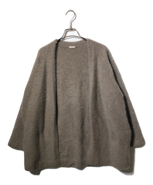 IENA（イエナ）IENA (イエナ) フォックスカシミヤ Vネックカーディガン ブラウン サイズ:FREEの古着・服飾アイテム