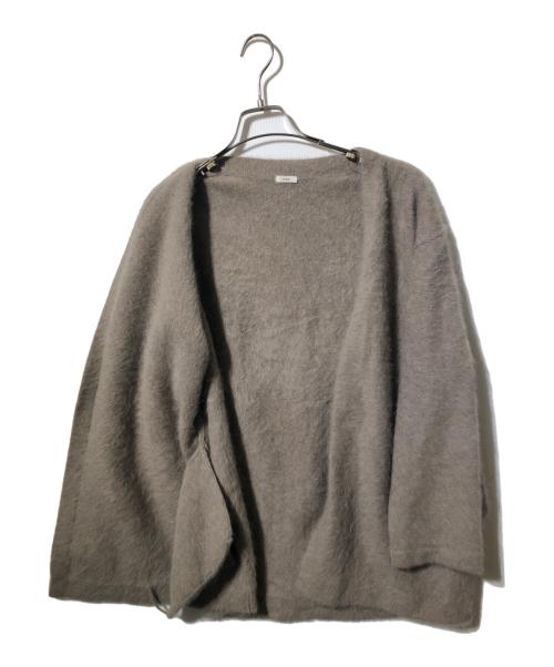 IENA（イエナ）IENA (イエナ) フォックスカシミヤ Vネックカーディガン ブラウン サイズ:FREEの古着・服飾アイテム