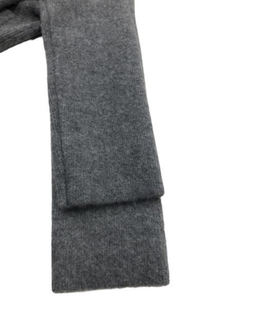 anuans（アニュアンス）anuans (アニュアンス) ラクーンブレンドノーカラーニットジャケット グレー サイズ:FREEの古着・服飾アイテム