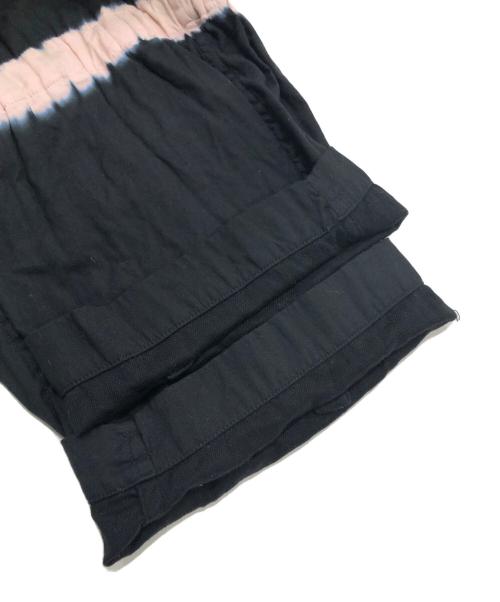 ISSEY MIYAKE（イッセイミヤケ）ISSEY MIYAKE (イッセイミヤケ) シャーリングブリーチフーディーカットソー ブラック サイズ:Ｍの古着・服飾アイテム