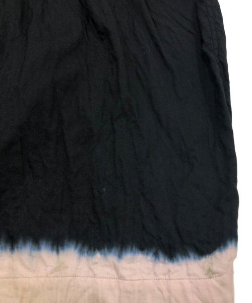 ISSEY MIYAKE（イッセイミヤケ）ISSEY MIYAKE (イッセイミヤケ) シャーリングブリーチフーディーカットソー ブラック サイズ:Ｍの古着・服飾アイテム