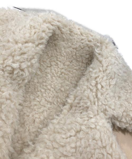 ETRE（エトレ）etre (エトレ) リバーシブルムートンミドルコート ベージュ サイズ:Ｓの古着・服飾アイテム