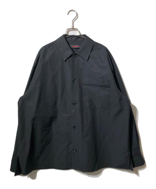 CABAN（キャバン）CABaN (キャバン) コットンウェザーシャツジャケット ブラック サイズ:Lの古着・服飾アイテム