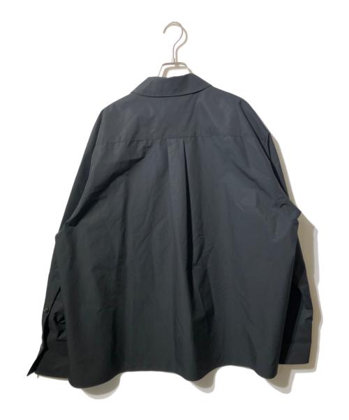 CABAN（キャバン）CABaN (キャバン) コットンウェザーシャツジャケット ブラック サイズ:Lの古着・服飾アイテム