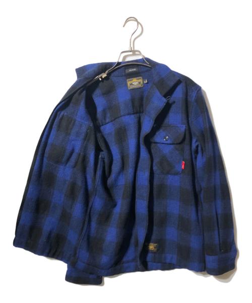 WTAPS（ダブルタップス）WTAPS (ダブルタップス) チェックネルシャツ ブルー サイズ:Sの古着・服飾アイテム