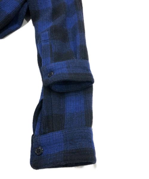 WTAPS（ダブルタップス）WTAPS (ダブルタップス) チェックネルシャツ ブルー サイズ:Sの古着・服飾アイテム
