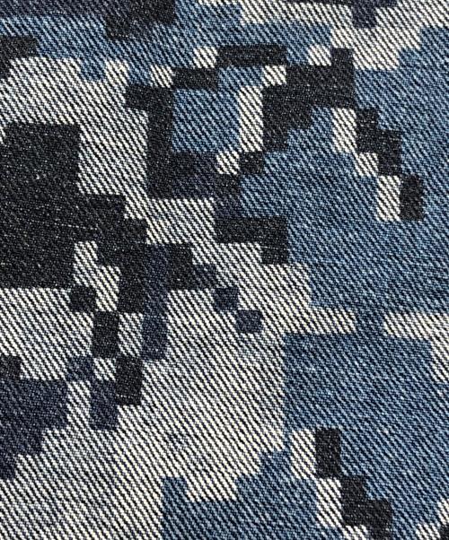 KENZO（ケンゾー）KENZO (ケンゾー) ピクセルローズプリントジャケット インディゴ サイズ:Ｓの古着・服飾アイテム