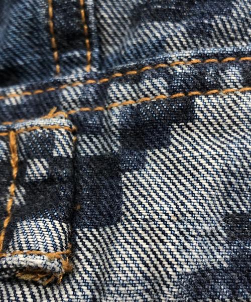 KENZO（ケンゾー）KENZO (ケンゾー) ピクセルローズプリントジャケット インディゴ サイズ:Ｓの古着・服飾アイテム