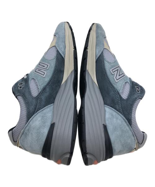 NEW BALANCE（ニューバランス）NEW BALANCE (ニューバランス) Made in U.K. 991 V2（メイド　イン　ユーケー　９９１　ブイ2） スカイブルー×シルバー サイズ:USA8　D/UK7 1/2の古着・服飾アイテム