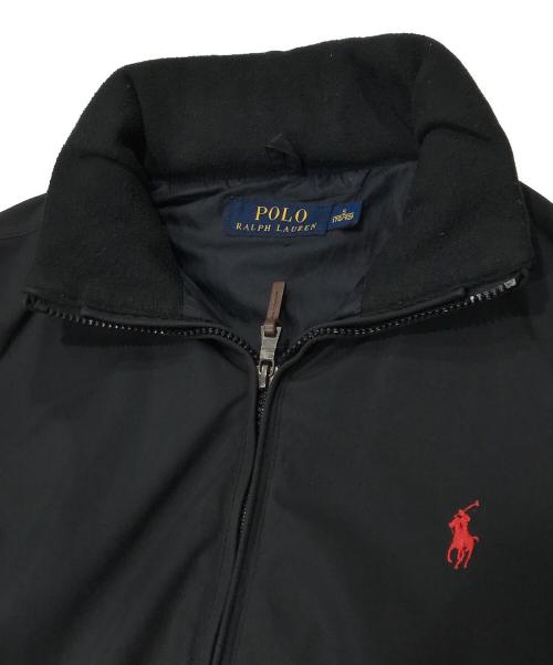 POLO RALPH LAUREN（ポロ・ラルフローレン）POLO RALPH LAUREN (ポロ・ラルフローレン) スタンドカラージャケット ブラック サイズ:Sの古着・服飾アイテム