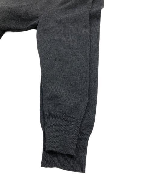 ESTNATION（エストネーション）ESTNATION (エストネーション) タックスカート コンビ ニットワンピース ブラウン×グレー サイズ:FREEの古着・服飾アイテム