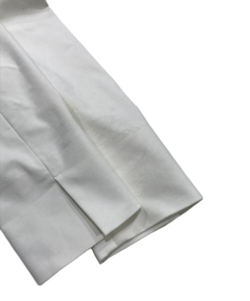ESTNATION（エストネーション）ESTNATION (エストネーション) コットンオックスノーカラージャケット ホワイト サイズ:36の古着・服飾アイテム