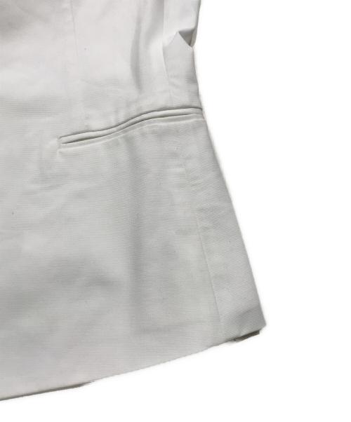 ESTNATION（エストネーション）ESTNATION (エストネーション) コットンオックスノーカラージャケット ホワイト サイズ:36の古着・服飾アイテム