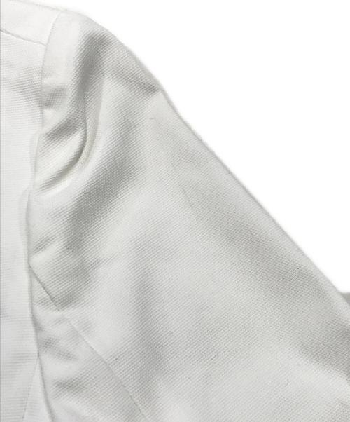 ESTNATION（エストネーション）ESTNATION (エストネーション) コットンオックスノーカラージャケット ホワイト サイズ:36の古着・服飾アイテム
