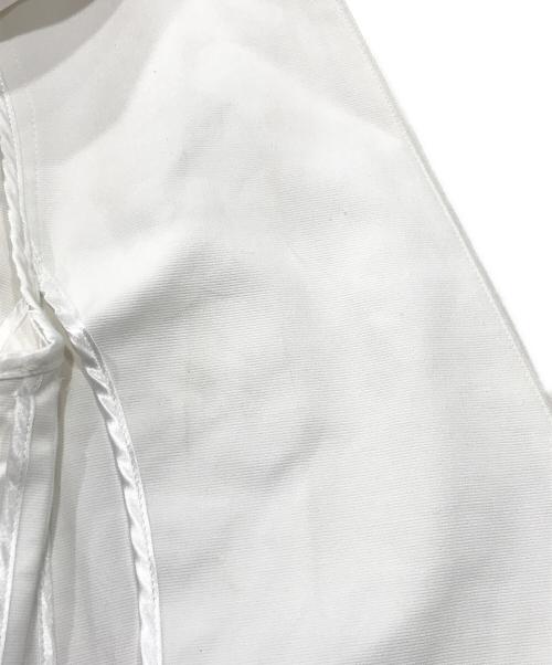 ESTNATION（エストネーション）ESTNATION (エストネーション) コットンオックスノーカラージャケット ホワイト サイズ:36の古着・服飾アイテム