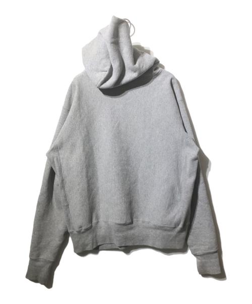 Champion REVERSE WEAVE（チャンピオン リバース ウィーブ）Champion REVERSE WEAVE (チャンピオン リバース ウィーブ) ジップパーカー グレー サイズ:XLの古着・服飾アイテム