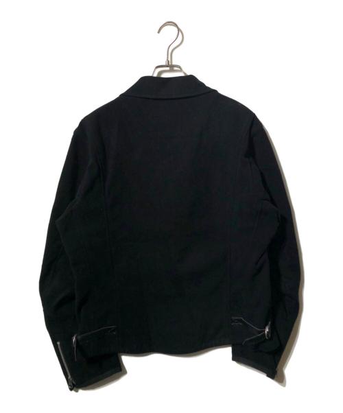 eYe COMME des GARCONS JUNYAWATANABE MAN（アイ コム デ ギャルソン ジュンヤ ワタナベ マン）eYe COMME des GARCONS JUNYAWATANABE MAN THE NORTH FACE (ザ ノース フェイス) フリースダブルライダースジャケット ブラック サイズ:Lの古着・服飾アイテム