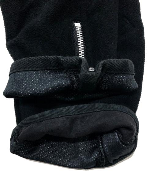 eYe COMME des GARCONS JUNYAWATANABE MAN（アイ コム デ ギャルソン ジュンヤ ワタナベ マン）eYe COMME des GARCONS JUNYAWATANABE MAN THE NORTH FACE (ザ ノース フェイス) フリースダブルライダースジャケット ブラック サイズ:Lの古着・服飾アイテム