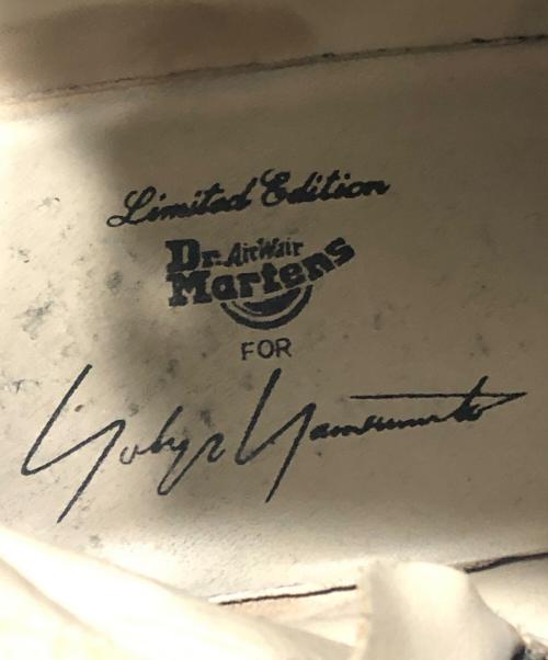 Dr.Martens（ドクターマーチン）Dr.Martens (ドクターマーチン) YOHJI YAMAMOTO (ヨウジヤマモト) 10ホールブーツ ブラック サイズ:UK10の古着・服飾アイテム