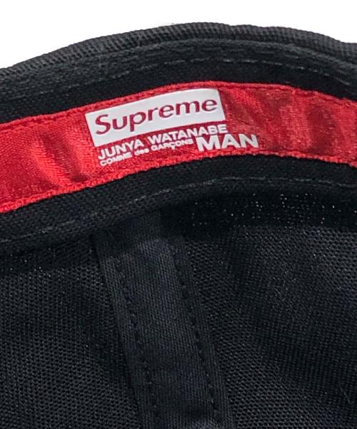 SUPREME（シュプリーム）Supreme (シュプリーム) COMME des GARCONS JUNYA WATANABE MAN (コムデギャルソンジュンヤワタナベマン) キャップ ブラックの古着・服飾アイテム