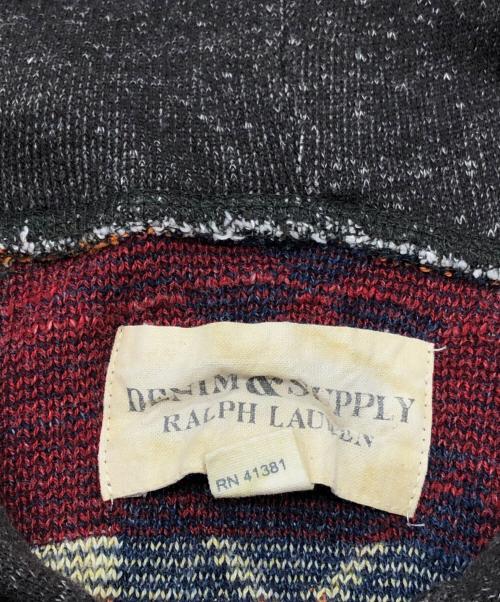 DEBIM&SUPPLY RALPH LAUREN（デニムアンドサプライ ラルフローレン）DEBIM&SUPPLY RALPH LAUREN (デニムアンドサプライ ラルフローレン) ネイティブ柄ニットパーカー グレー サイズ:Sの古着・服飾アイテム