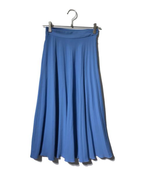 MM6 Maison Margiela（エムエムシックスメゾンマルジェラ）MM6 Maison Margiela (エムエムシックスメゾンマルジェラ) プリーツミディスカート/ロングスカート ブルー サイズ:36の古着・服飾アイテム