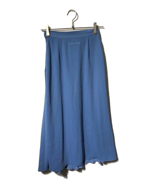 MM6 Maison Margiela（エムエムシックスメゾンマルジェラ）MM6 Maison Margiela (エムエムシックスメゾンマルジェラ) プリーツミディスカート/ロングスカート ブルー サイズ:36の古着・服飾アイテム