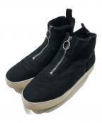 CELINEセリーヌ）の古着「ムートン ハイカット ボアスニーカー」｜ブラック