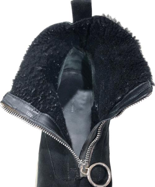 CELINE（セリーヌ）CELINE (セリーヌ) ムートン ハイカット ボアスニーカー ブラック サイズ:40 1/2の古着・服飾アイテム