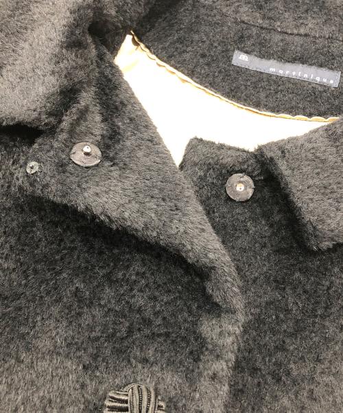 martinique（マルティニーク）martinique (マルティニーク) アルパカ混ウールコート ブラック サイズ:Freeの古着・服飾アイテム