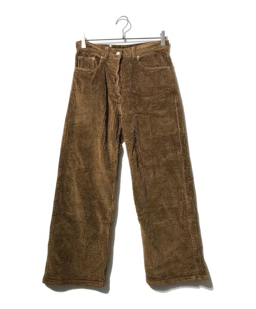 DRIES VAN NOTEN（ドリスヴァンノッテン）DRIES VAN NOTEN (ドリスヴァンノッテン) コーデュロイパンツ ブラウン サイズ:size27の古着・服飾アイテム