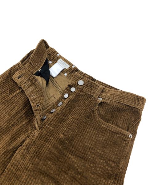 DRIES VAN NOTEN（ドリスヴァンノッテン）DRIES VAN NOTEN (ドリスヴァンノッテン) コーデュロイパンツ ブラウン サイズ:size27の古着・服飾アイテム