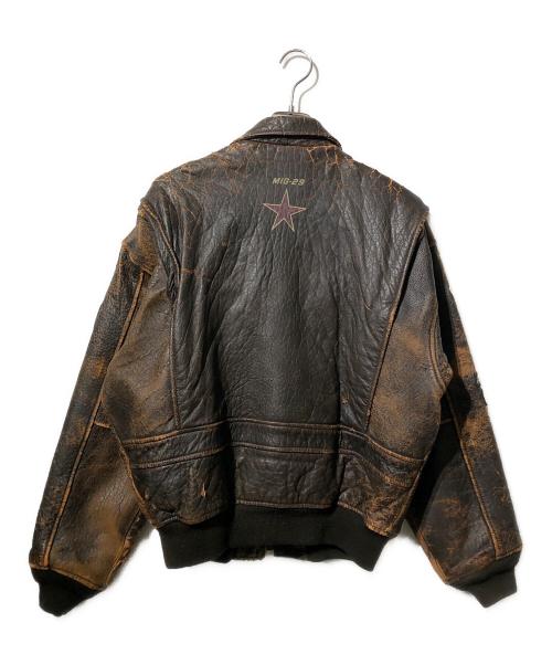 AVIREX（アヴィレックス）AVIREX (アヴィレックス) G-1フライトジャケット ブラウン サイズ:Sの古着・服飾アイテム