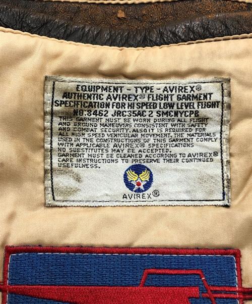 AVIREX（アヴィレックス）AVIREX (アヴィレックス) G-1フライトジャケット ブラウン サイズ:Sの古着・服飾アイテム