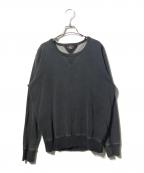 RRLダブルアールエル）の古着「オールド加工クルーネックスウェット」｜グレー