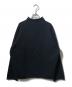Y'S for men (ワイズフォーメン) MASSES (マシス) WOOL SINGLE STITCH MOCK NECK PULLOVER ブラック サイズ:3：28000円