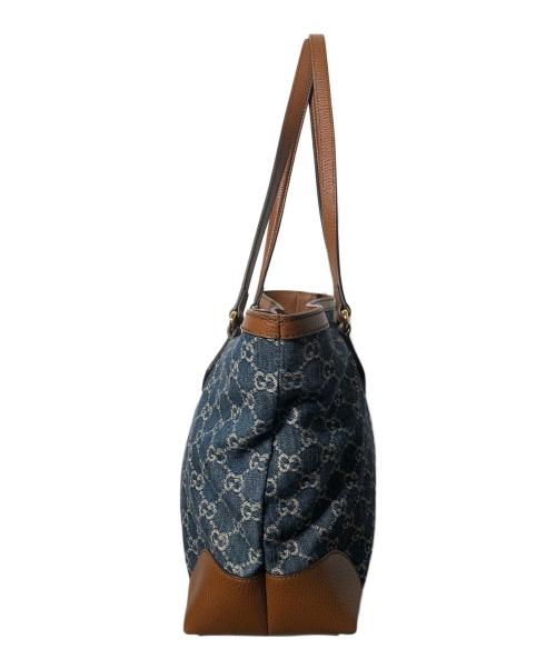 GUCCI（グッチ）GUCCI (グッチ) ミディアムトート GGデニム トートバッグ インディゴの古着・服飾アイテム