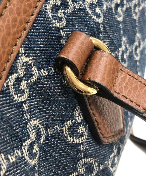 GUCCI（グッチ）GUCCI (グッチ) ミディアムトート GGデニム トートバッグ インディゴの古着・服飾アイテム