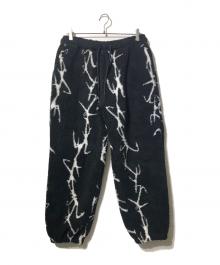 CHAOS FISHING CLUB（カオスフィッシングクラブ）の古着「HOOK WIRE BOA PANTS/ボアパンツ」｜ブラック